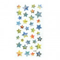 Colorful Stickers with Foil Gold - Stars - 2