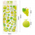 Fruit Stickers - Green Melon Grape - 2