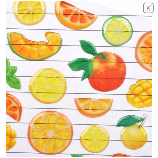 Fruit Stickers - Orange Mango Lemon - 1