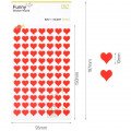 Korea Funny Sticker World Felt Sticker - Red Heart - 3