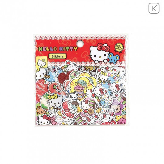 Sanrio Washi Seal Sticker - Hello Kitty - 1