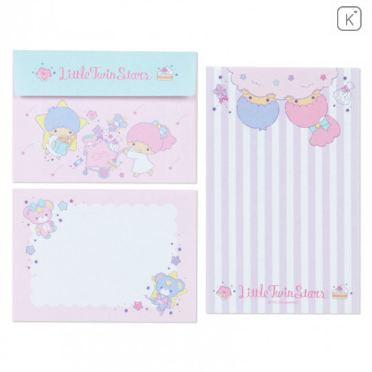 Japan Sanrio Letter Set - Little Twin Stars - 7
