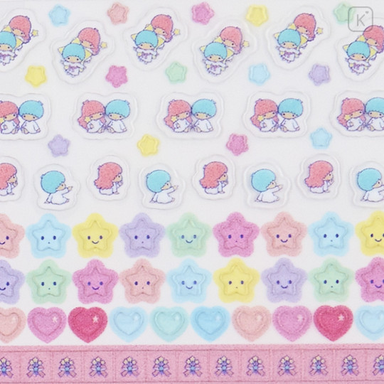 Japan Sanrio Transparent Sticker - Little Twin Stars - 5
