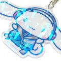 Japan Sanrio Sparking Hologram Charm Key Chain - Cinnamoroll - 4