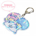 Japan Sanrio Sparking Hologram Charm Key Chain - Little Twin Stars - 3