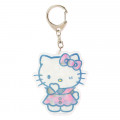 Japan Sanrio Sparking Hologram Charm Key Chain - Hello Kitty - 1