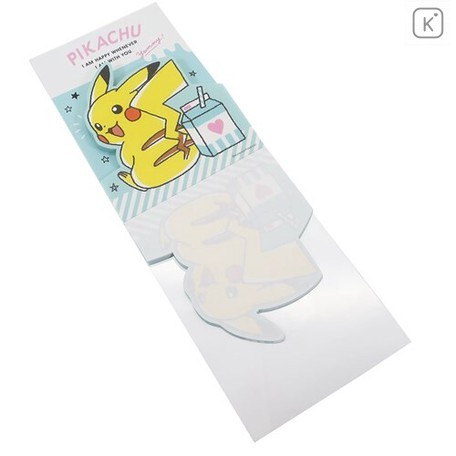 Japan Pokemon A6 Notepad - Pikachu & Milk - 3