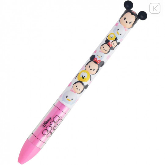 Japan Disney Two Color Mimi Pen - Tsum Tsum Minnie & Friends - 1