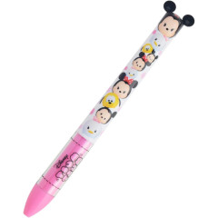 Japan Disney Two Color Mimi Pen - Tsum Tsum Minnie & Friends