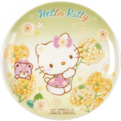 Sanrio Accessory Small Tray Plate - Hello Kitty / Green