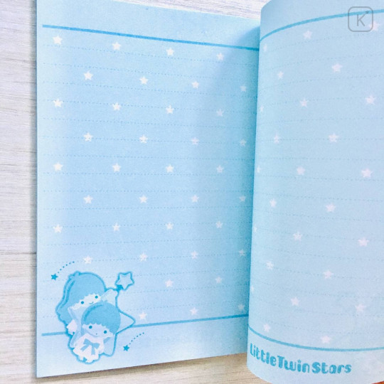 Japan Sanrio A6 Glue Notebook - Little Twin Stars - 2