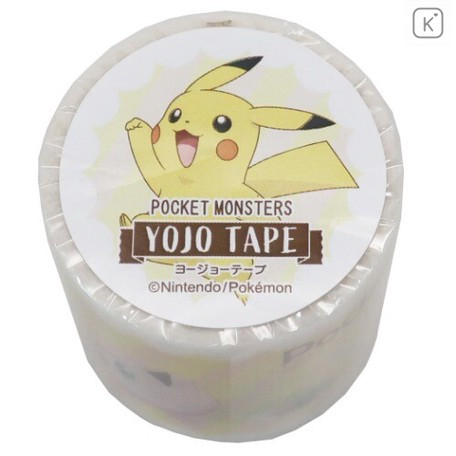 Japan Pokemon Washi Paper Masking Tape - Pikachu & Friends - 1