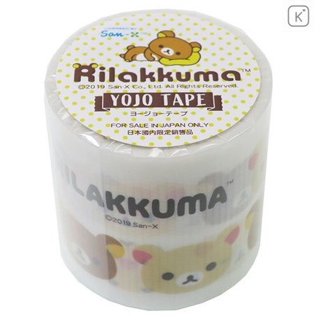 Japan San-X Yojo Masking Tape - Rilakkuma - 1