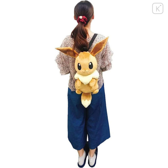 Japan Pokemon Plush Backpack - Eevee - 6