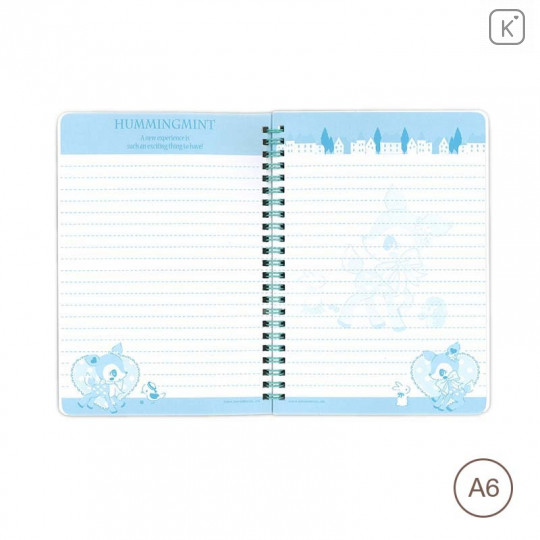 Sanrio A6 Twin Ring Notebook - Hummingmint - 3