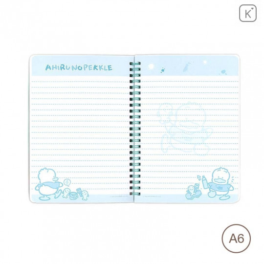 Sanrio A6 Twin Ring Notebook - Ahirunopekkle - 3