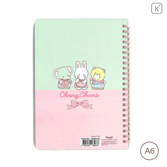 Sanrio A6 Twin Ring Notebook - Cherry Chums - 2