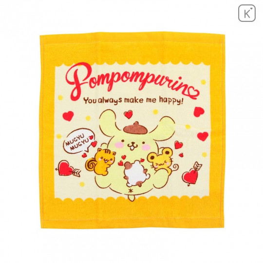 Sanrio Handkerchief Wash Towel - Pompompurin - 1