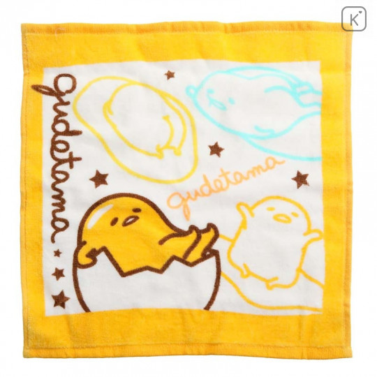 Sanrio Handkerchief Wash Towel - Gudetama - 1