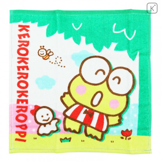 Sanrio Handkerchief Wash Towel - Keroppi - 1