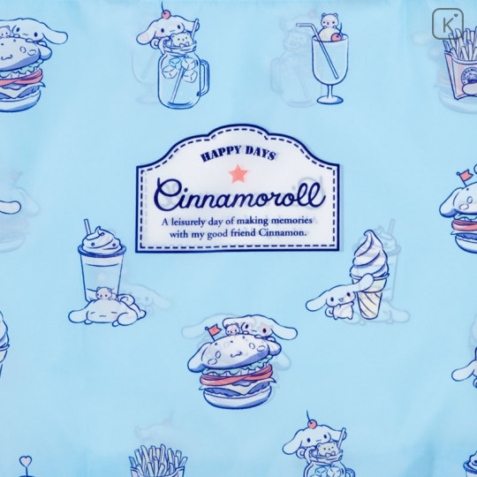 Japan Sanrio Eco Shopping Bag (M) - Cinnamoroll - 4