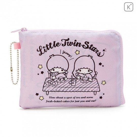 Japan Sanrio Eco Shopping Bag (M) - Little Twin Stars - 2