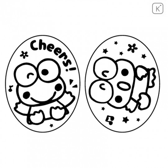 Sanrio Piggy Stamp Chop - Keroppi - 4