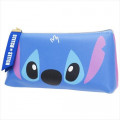 Japan Disney Pouch Makeup Bag Pencil Case - Stitch Faces - 1