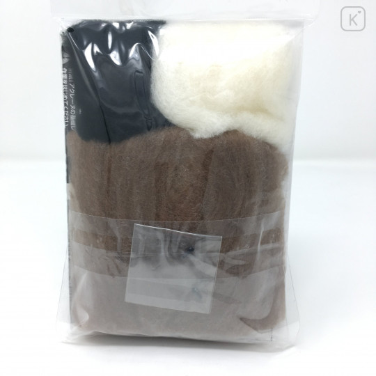 Japan Hamanaka Aclaine Needle Felting Kit - Otter | Kawaii Limited