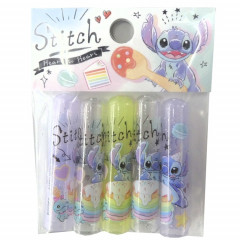 Japan Disney Pencil Cap 5pcs Set - Stitch Pop Sweets