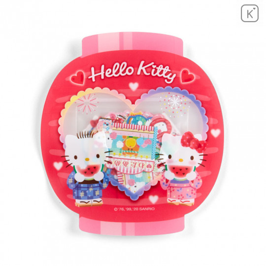 Japan Sanrio Summer Lantern Flake Stickers - Hello Kitty - 1