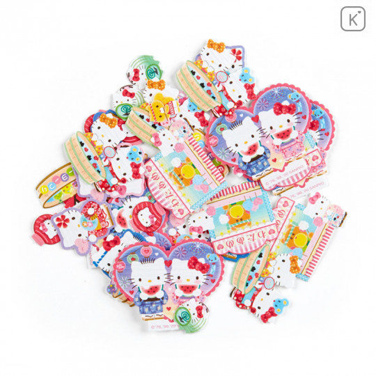 Japan Sanrio Summer Lantern Flake Stickers - Hello Kitty - 2