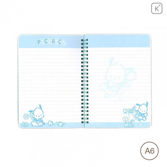 Sanrio A6 Twin Ring Notebook - Pochacco - 3