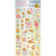 Japan San-X Funi Funi Pearl Seal Sticker - Rilakkuma Deli / Desserts