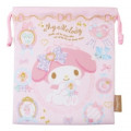 Japan Sanrio Drawstring Bag - My Melody Light Pink - 1