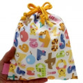 Japan Disney Drawstring Bag - Winnie the Pooh & Numbers - 2