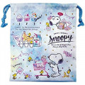 Japan Snoopy Drawstring Bag - Blue - 1