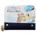 Japan Disney Folded Wallet - Chip & Dale & Donald Duck - 1