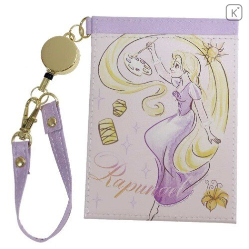 Japan Disney Pass Case Holder - Rapunzel Light Purple - 1