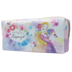 Japan Disney Twin Pen Case Pouch - Princess Rapunzel