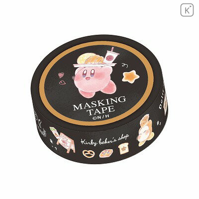 Japan Kirby Washi Paper Masking Tape - Black - 1