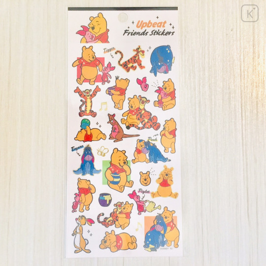 Japan Disney Seal Sticker - Winnie the Pooh & Friends - 1