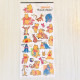 Japan Disney Seal Sticker - Winnie the Pooh & Friends