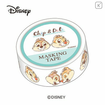 Japan Disney Washi Masking Tape - Chip & Dale - 1