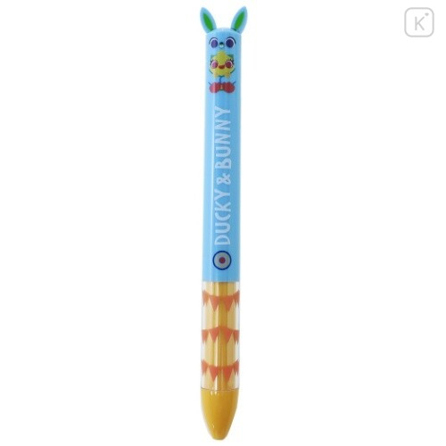 Japan Disney Two Color Mimi Pen - Toy Story 4 Bunny & Ducky - 1