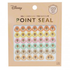 Japan Disney Point Seal Sticker - Chip & Dale