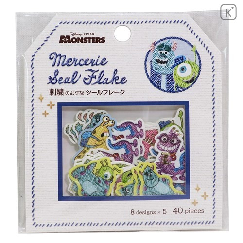 Japan Disney Masking Seal Flake Sticker - Monsters University - 1
