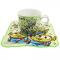 Japan Disney Ceramic Mug & Mini Towel Set - Toy Story Little Green Men - 1