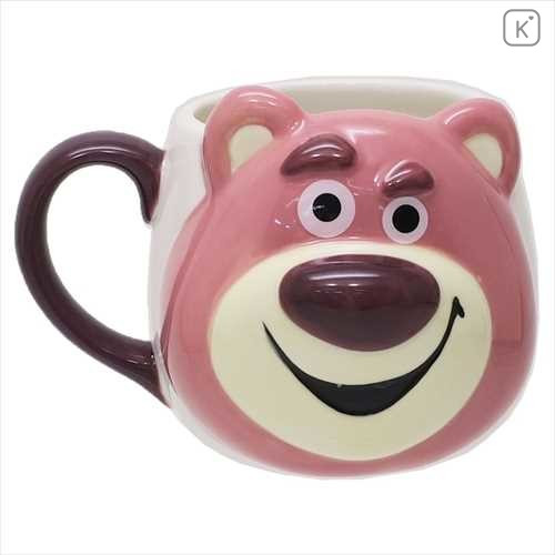 Japan Disney Die-cut Face Mug - Toy Story Lotso - 1