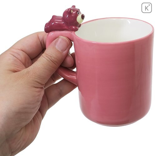 Japan Disney Ceramics Mug - Toy Story Lotso Pink - 3